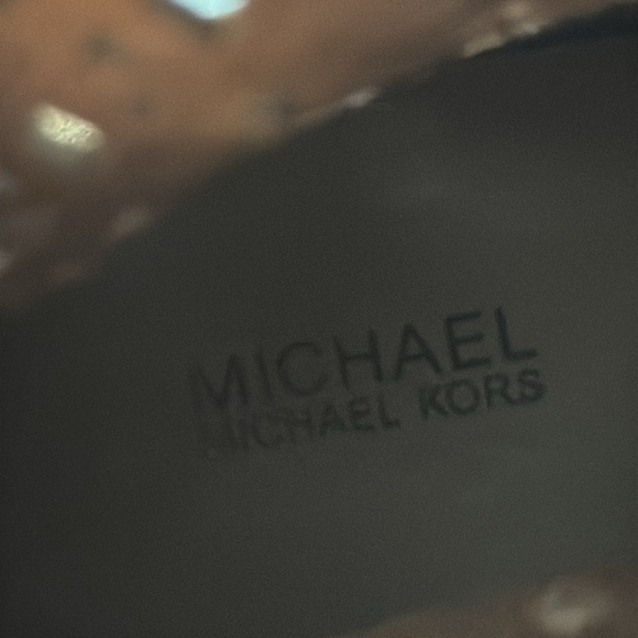 Michael Kors Sunny Caramel Suede Ankle Bootie Size 7.5 - Picture 7 of 9